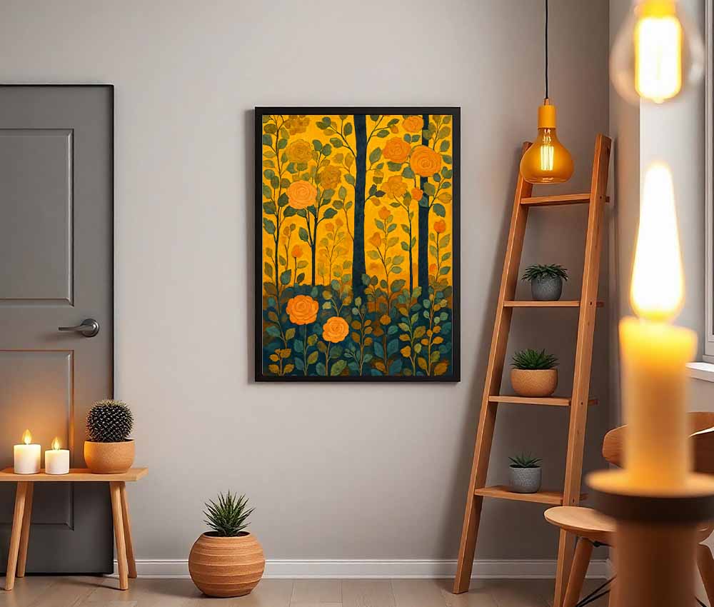 Autumn Bloom Forest Frame