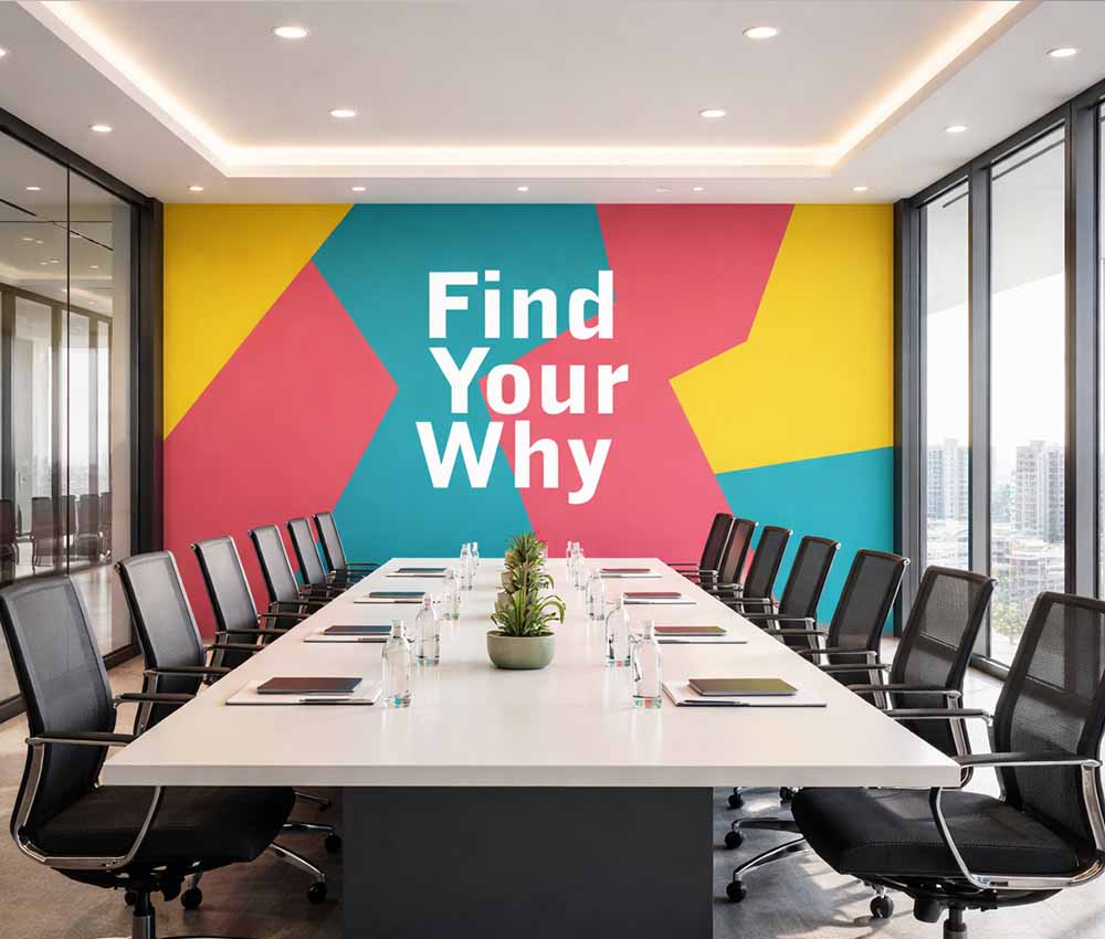 Bold Geometric Motivation Wallpaper