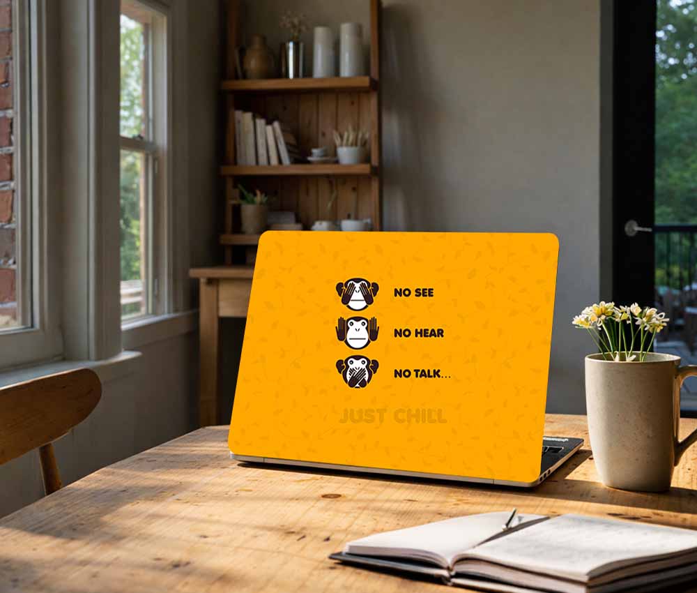 Chillwave Laptop Skin (UPTO 15.6" Laptop Skin Compatible with HP, Apple, Dell, Sony, Lenovo, Asus & More)