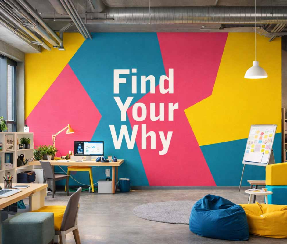 Bold Geometric Motivation Wallpaper