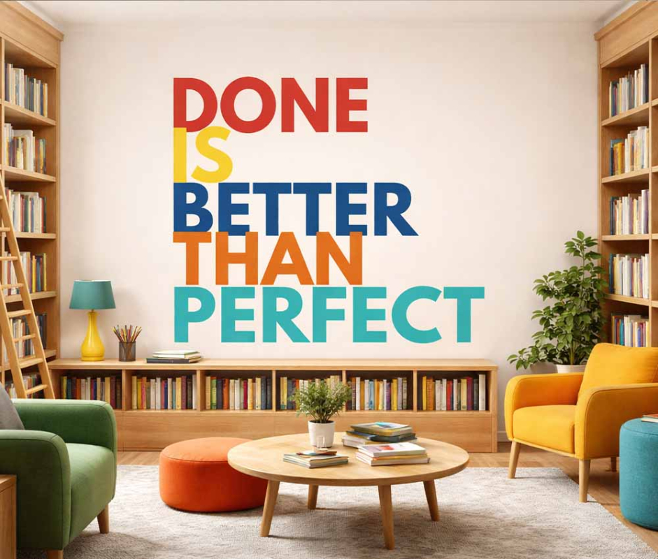 Done is Better Than Perfect Wallpaper