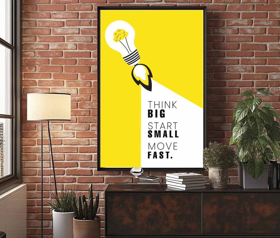 Start Small Think Big Frame