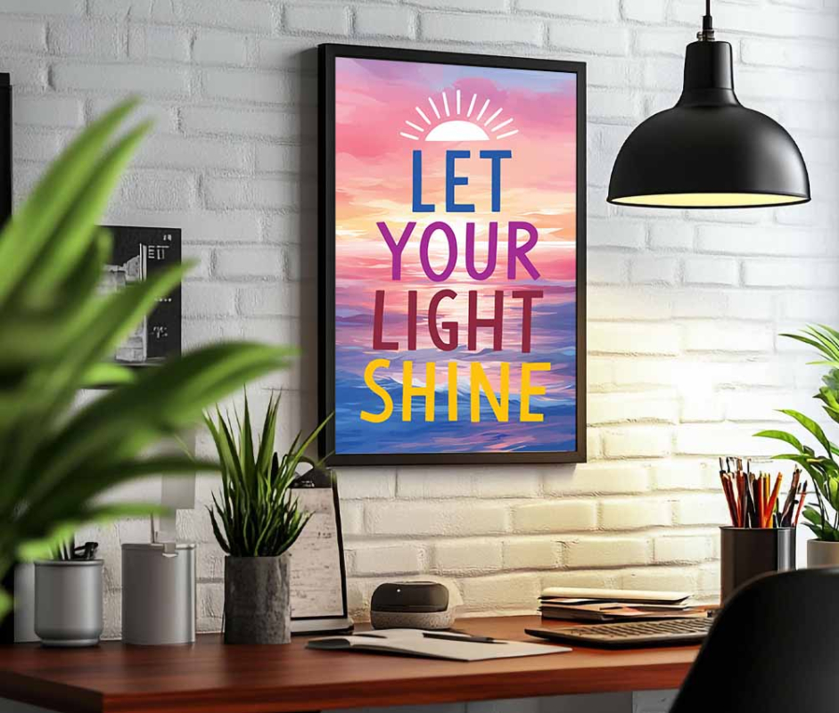 Uplifting Motivation Modern Frame