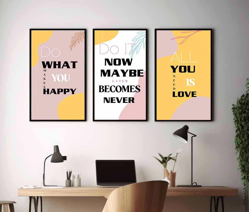 Do What You Love Trio Frame Set