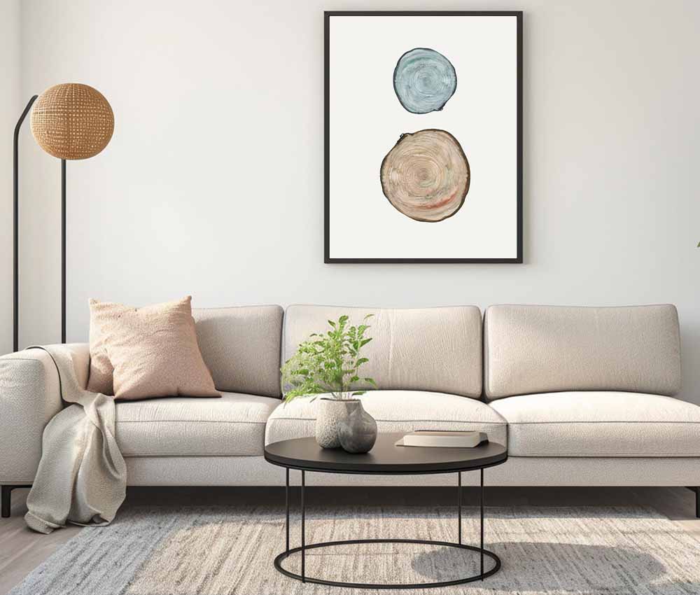 Earth Tones Botanical Calm Frame Set