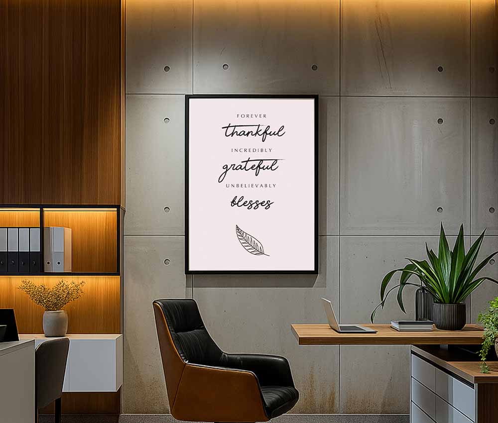 Gratitude Minimalist Frame Set