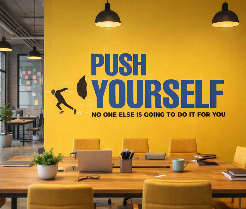 No Limits Motivation Workspace Wallpaper