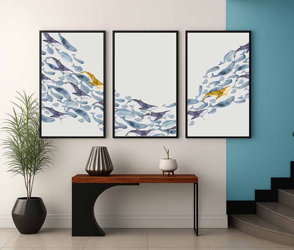 Ocean Harmony Marine Art Frame
