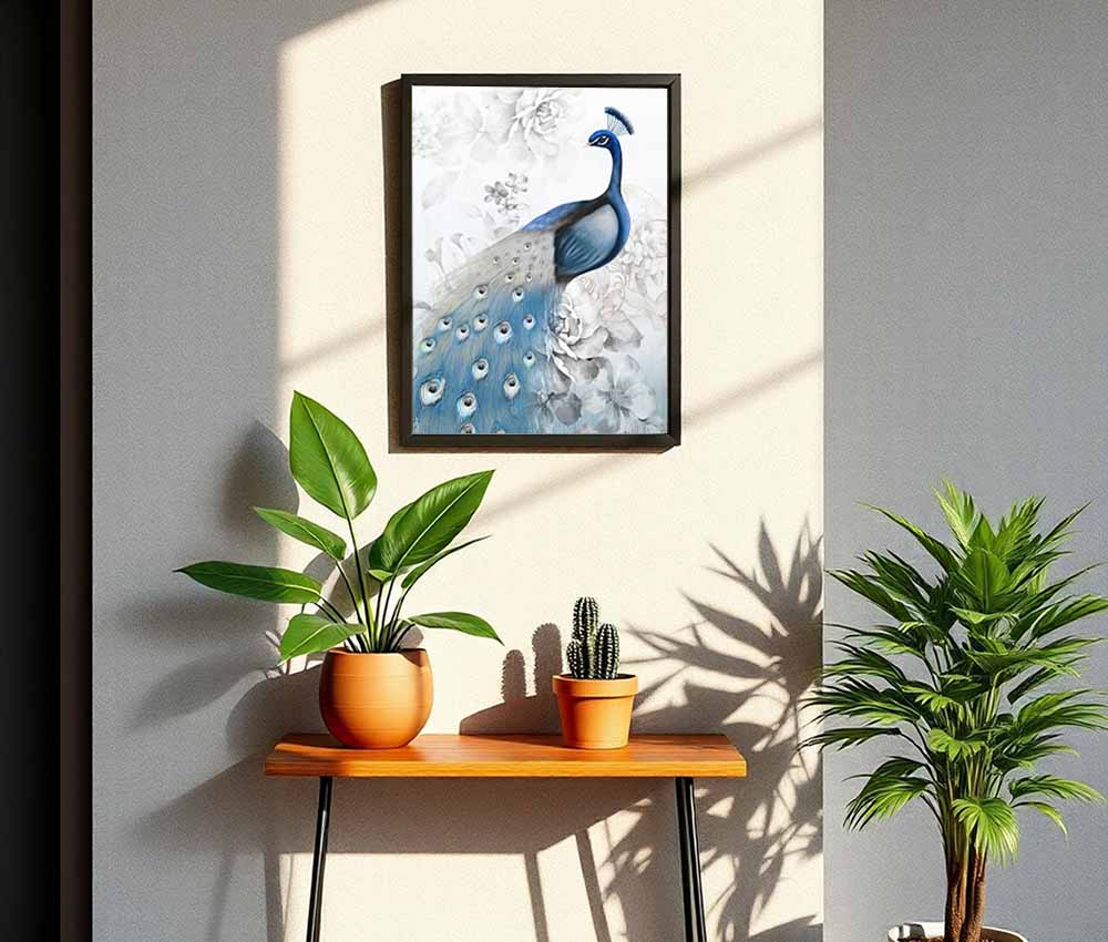 Royal Peacock Grace Artistic Frame
