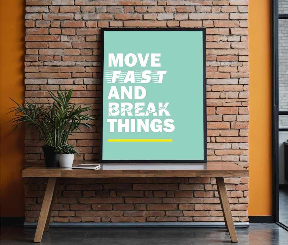 Speed Success Inspiration Frame
