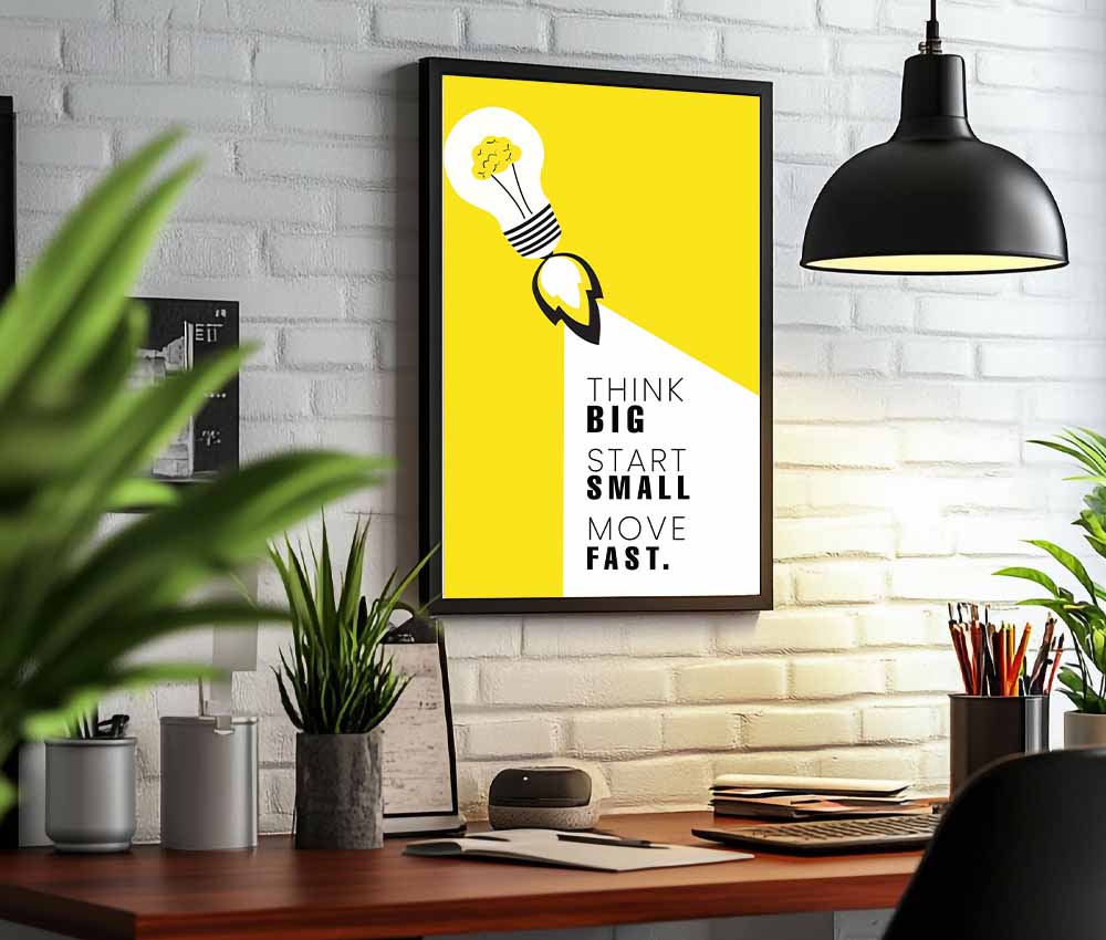 Start Small Think Big Frame