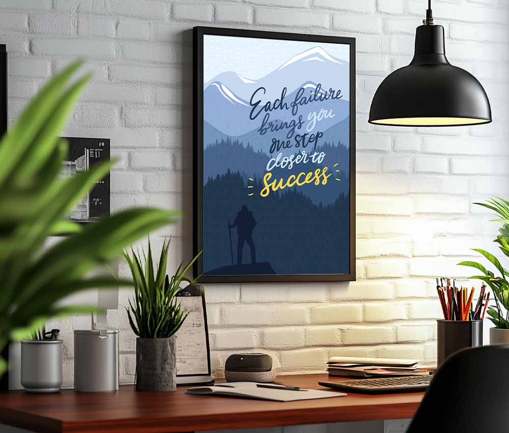 Step Closer to Success Inspirational Frame