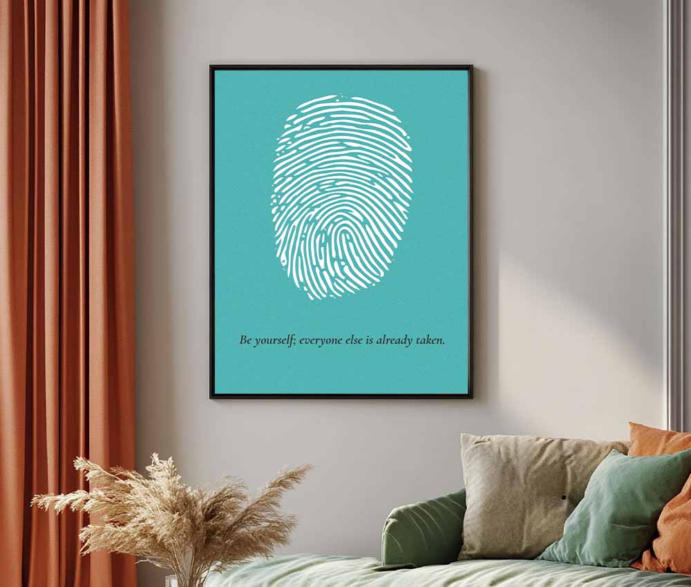 Unique Identity Fingerprint Frame